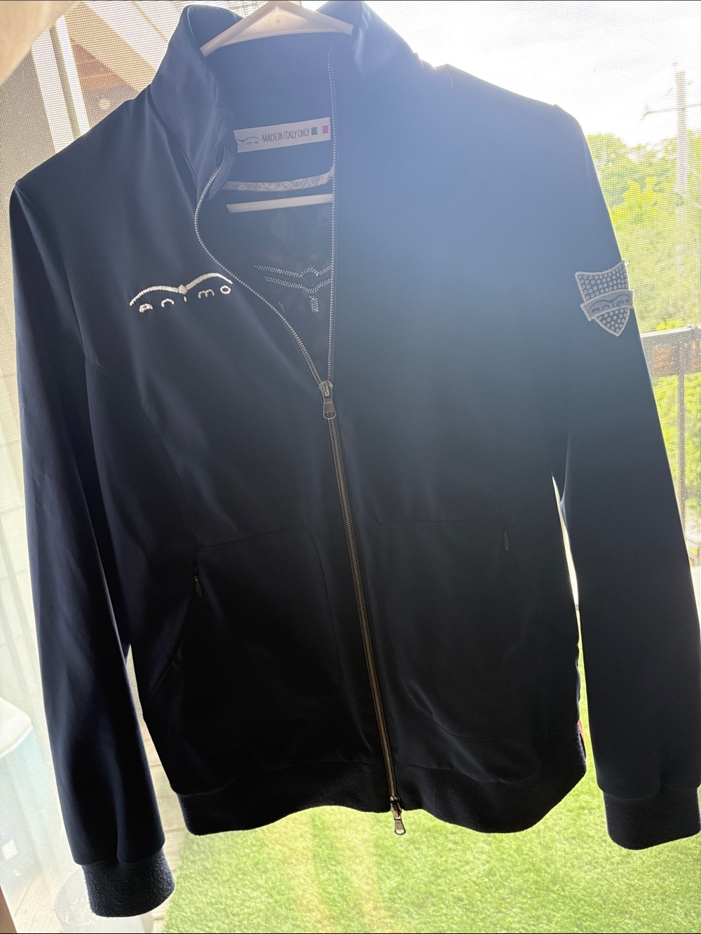 Animo Women’s Navy Lightweight Performance Jacket